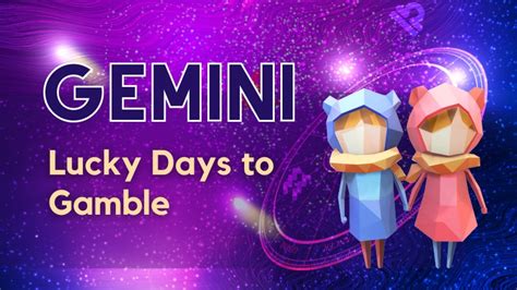 gemini gambling luck today|Gemini Gambling Horoscope ♊ Discover Your Gambling Luck .